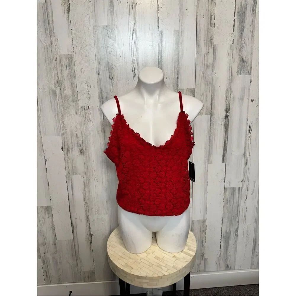 Red tank top